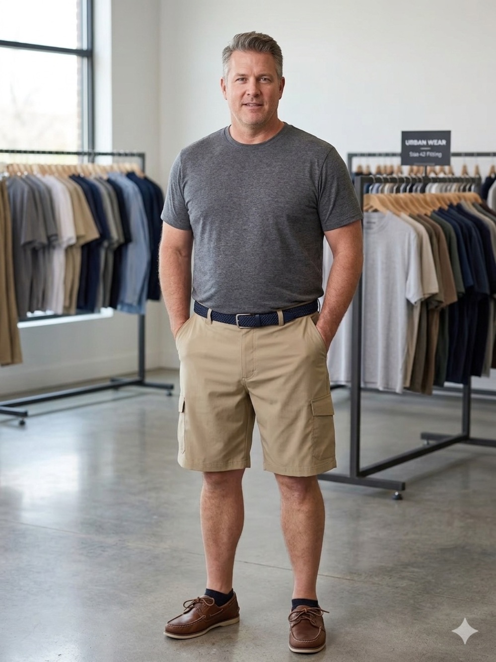 Nike Men's Tan Cargo Shorts